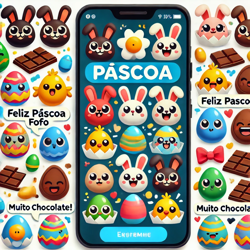 Como Criar Figurinhas de Páscoa em Aplicativos Passo a Passo Completo!