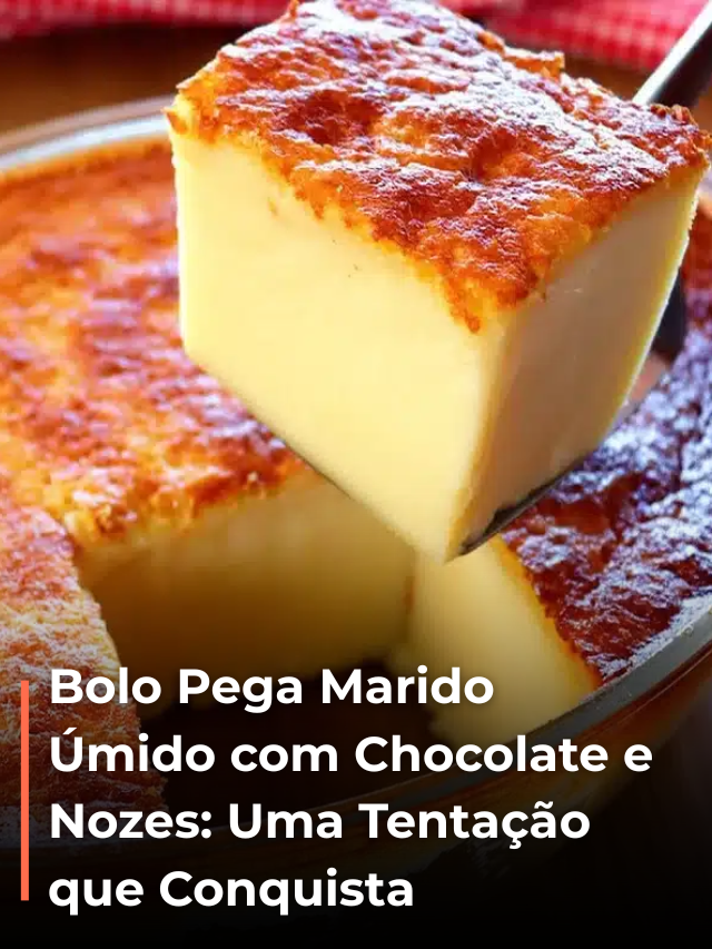 Bolo Pega Marido Úmido com Chocolate e Nozes: Uma Tentação que Conquista