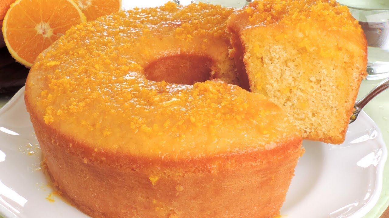 Bolo Simples de Laranja com Farinha de Milho Um Clássico Aconchegante