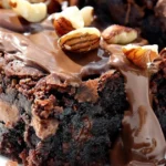 Brownie Fudgy com Nozes e Cacau