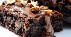 Brownie Fudgy com Nozes e Cacau