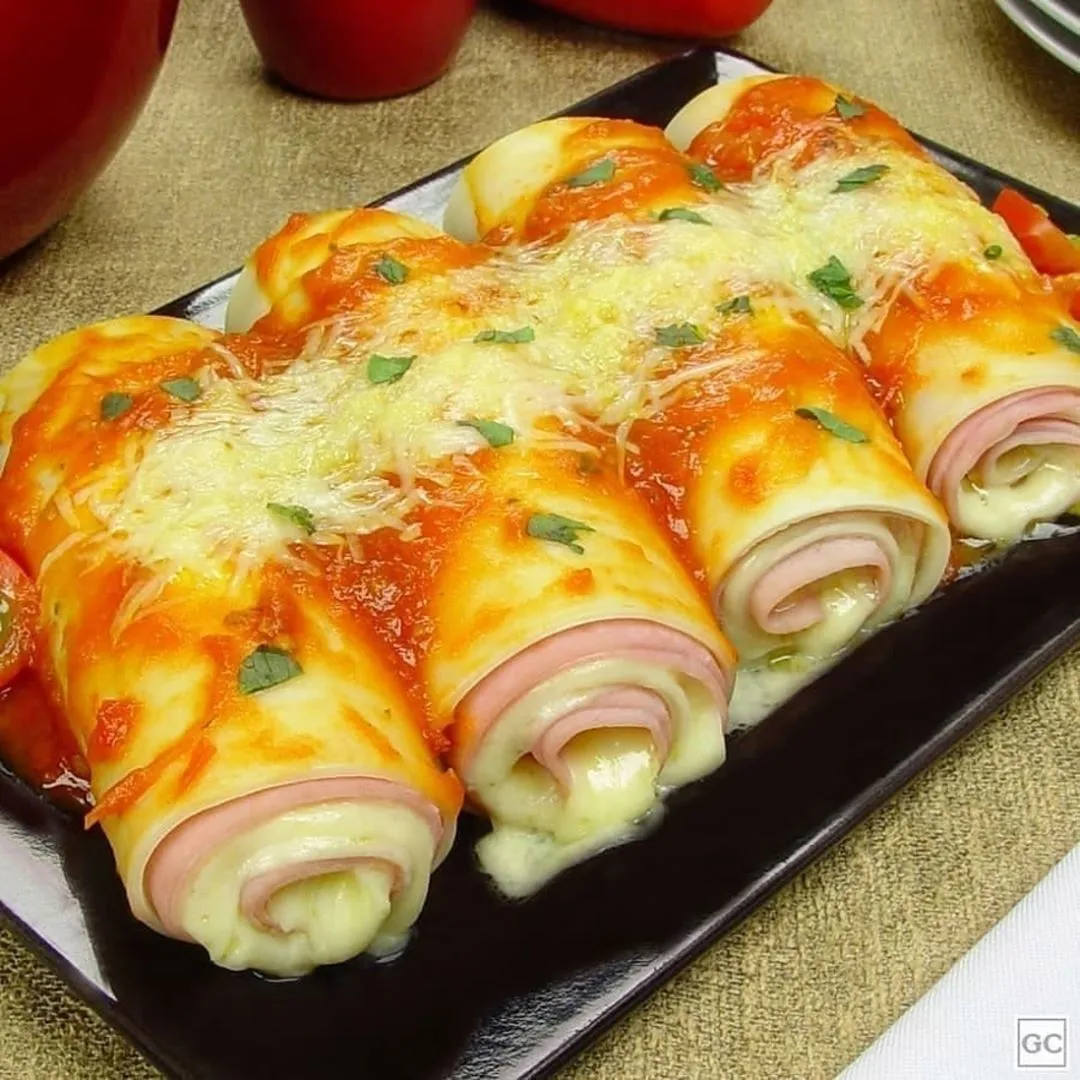 Panquecas da Vovó com Recheio de Frango e Milho Um Sabor de Infância